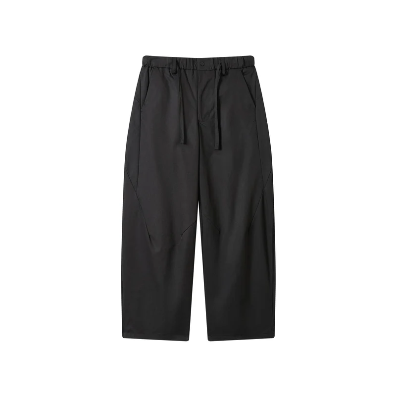 Damen Hochtaillierte Cropped-Hose mit elastischem Bund und markanten Teilungsnähten Nord Taschen
