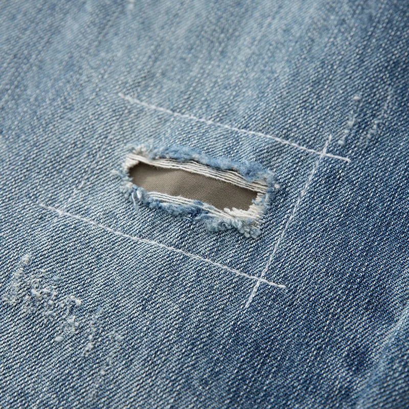 Damen Baggy-Jeans mit hoher Taille, Relaxed-Fit und Destroy-Details Nord Taschen