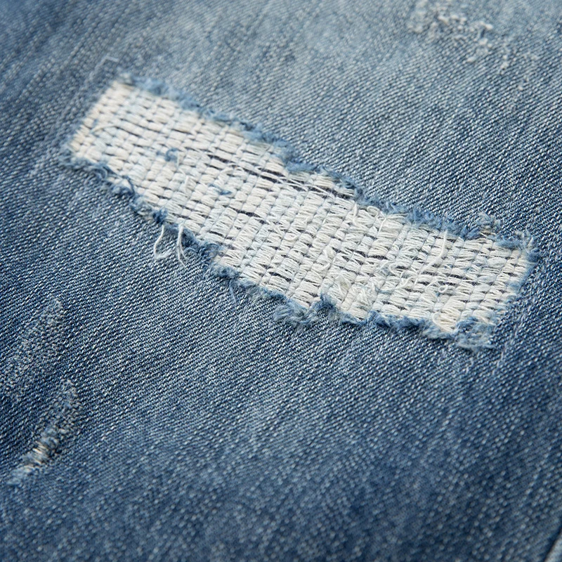 Damen Baggy-Jeans mit hoher Taille, Relaxed-Fit und Destroy-Details Nord Taschen