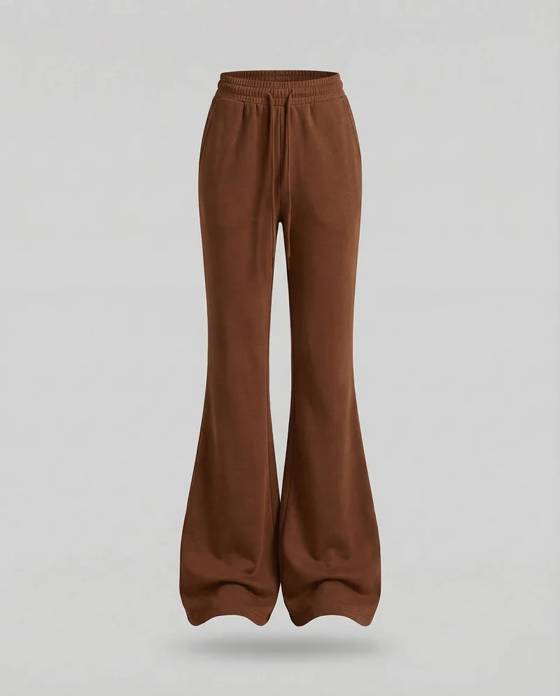 Damen Jogginghose Schlag High Waist