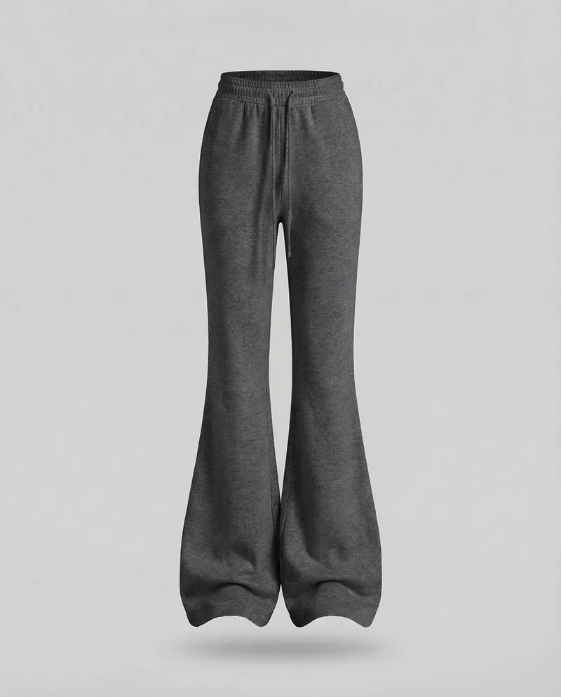 Damen Jogginghose Schlag High Waist