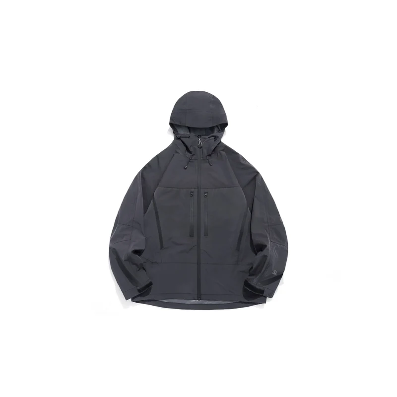 Unisex Technische Kapuzen-Outdoorjacke mit getapten Reißverschlüssen Nord Taschen