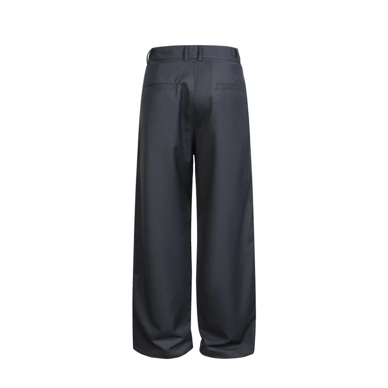 Damen Hochgeschnittene weite Cargohose mit Karomuster‑Pattentaschen Nord Taschen