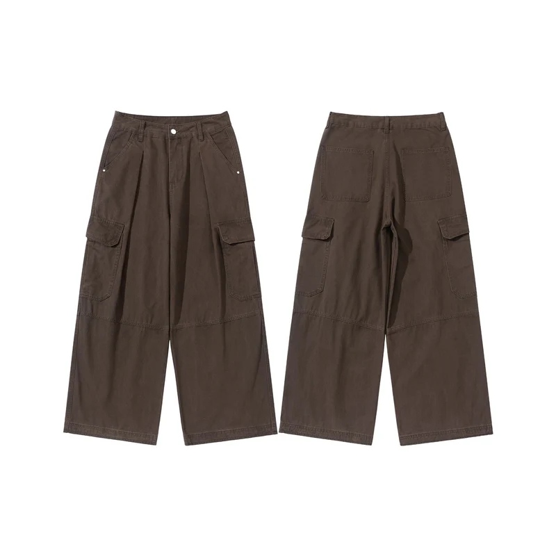 Damen Hochgeschnittene Cargo‑Culotte im Workwear‑Look mit Kellerfalten und Klappentaschen Nord Taschen