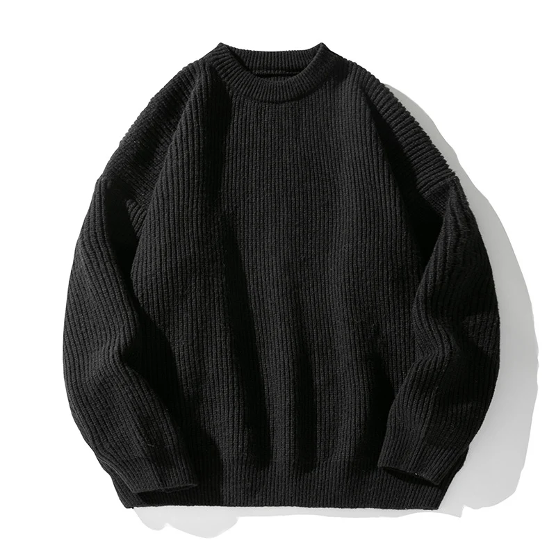 Unisex Oversize Grobstrickpullover mit Raglanärmeln und gerippten Bündchen Nord Taschen