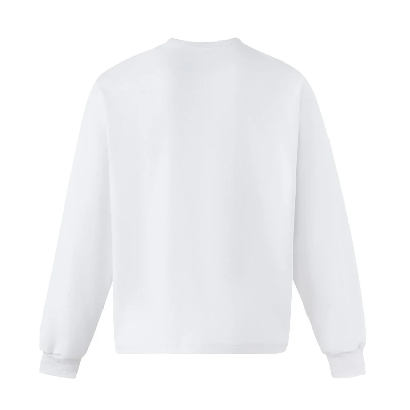 Unisex Oversize Sweatshirt mit kurzem Henley‑Placket und verschwommenem Grafikprint Nord Taschen