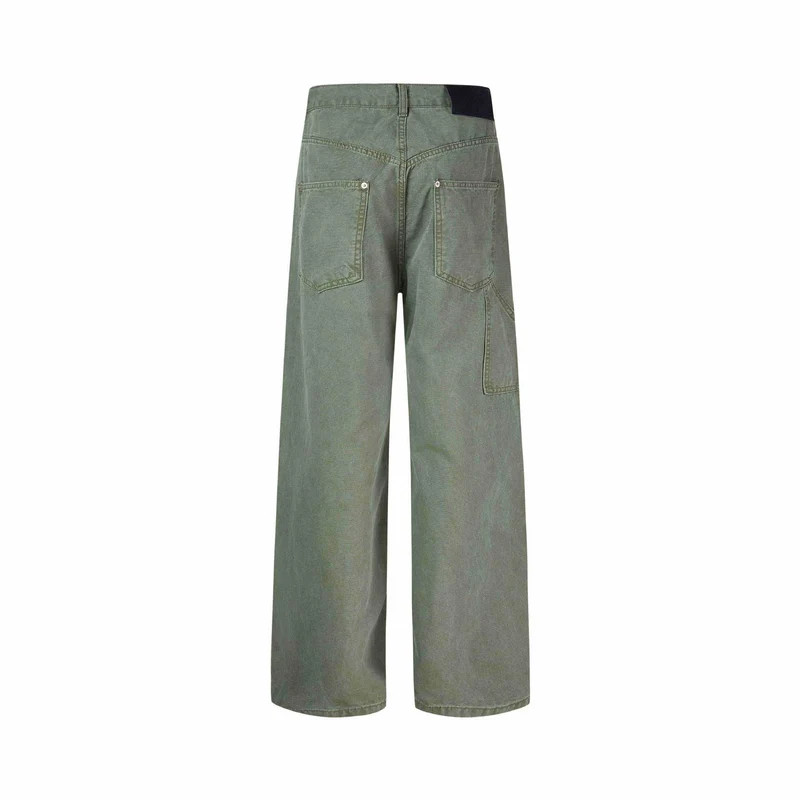 Damen High-Waist Culotte-Hose mit asymmetrischer Knopfleiste Nord Taschen