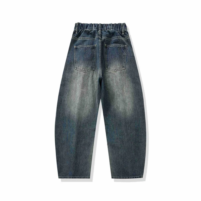 Damen High‑Waist Cargo-Jeans mit markanten Teilungsnähten und funktionalen Pattentaschen Nord Taschen