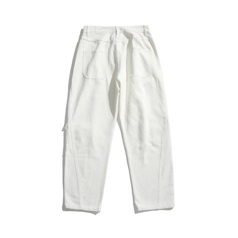 Damen High‑Waist Cargo‑Hose aus robustem Denim mit großen Pattentaschen Nord Taschen