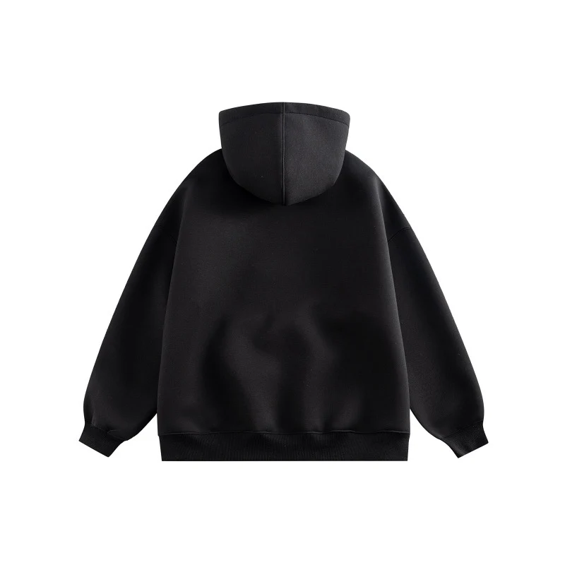 Unisex Oversize-Kapuzenpullover aus French-Terry mit Kängurutasche und abnehmbaren Plüschanhänger Nord Taschen