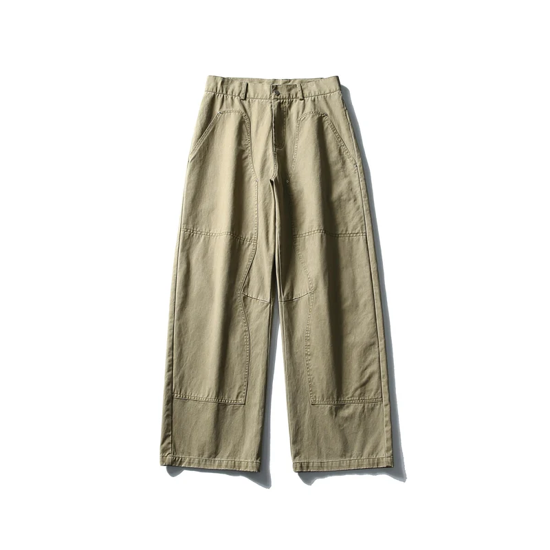 Damen High‑Waist Cargo‑Hose aus Denim mit verstärkten Knieeinsätzen und großen aufgesetzten Taschen Nord Taschen