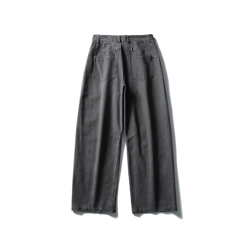 Damen High‑Waist Cargo‑Hose aus Denim mit verstärkten Knieeinsätzen und großen aufgesetzten Taschen Nord Taschen