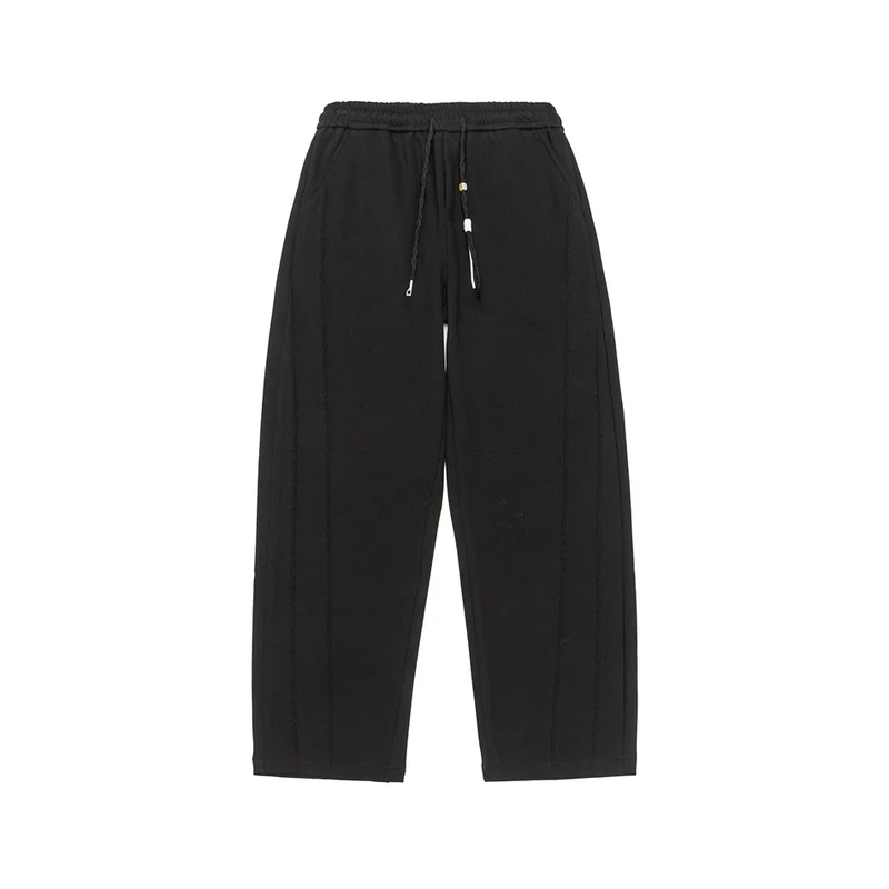 Damen Weite High‑Waist Jogginghose mit Ziernähten und Kordelzug Nord Taschen