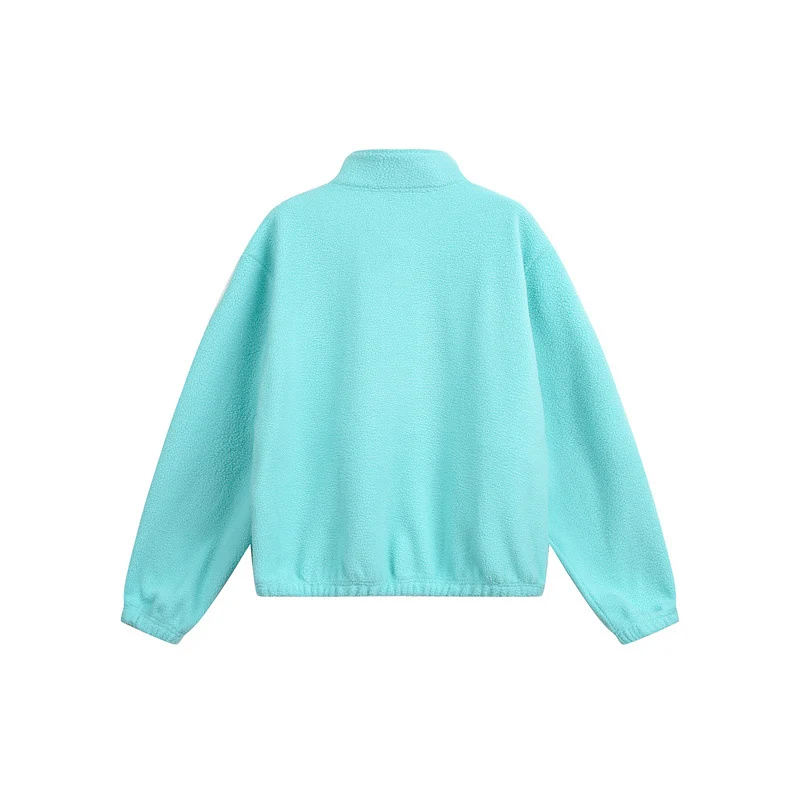 Unisex Oversize Fleece-Halbzip mit Stehkragen und Reißverschlusstaschen Nord Taschen