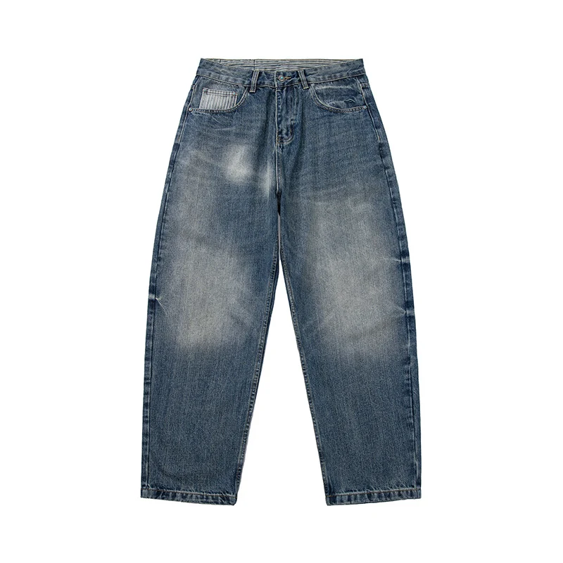 Damen Weite High‑Waist Jeans im Baggy‑Cut Nord Taschen