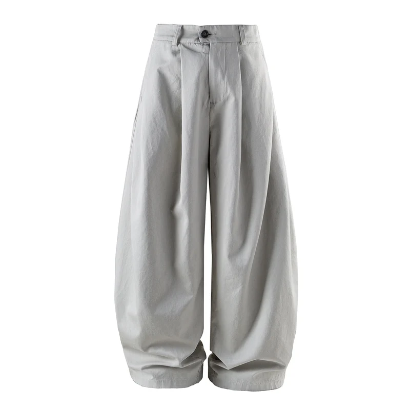 Damen weite High‑Waist‑Culotte mit Kellerfalte und verkürztem Bein Nord Taschen