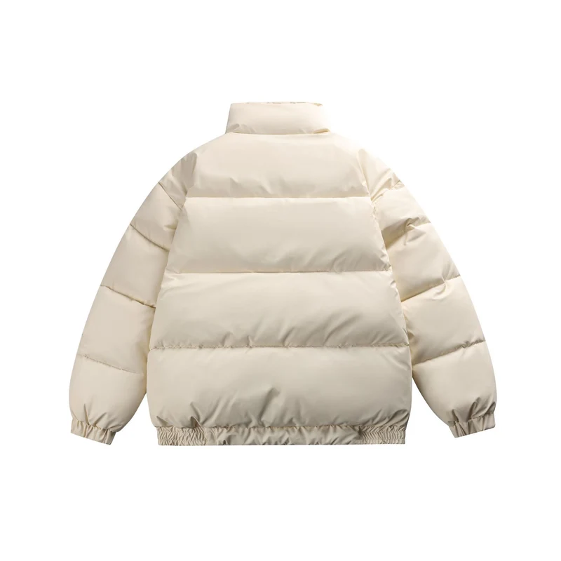 Damen Gefütterte Oversize-Steppjacke mit hohem Stehkragen Nord Taschen
