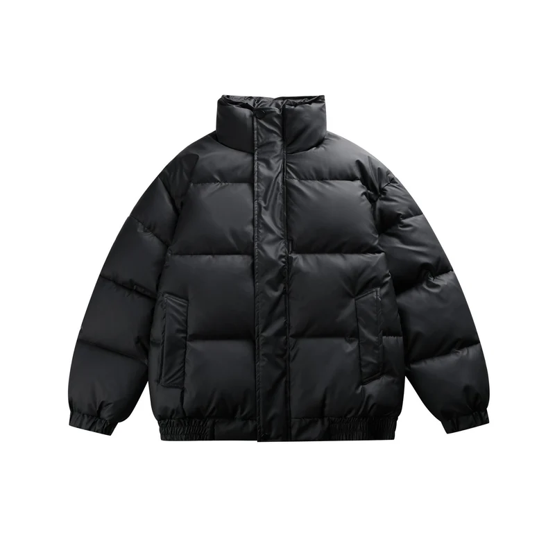 Damen Gefütterte Oversize-Steppjacke mit hohem Stehkragen Nord Taschen