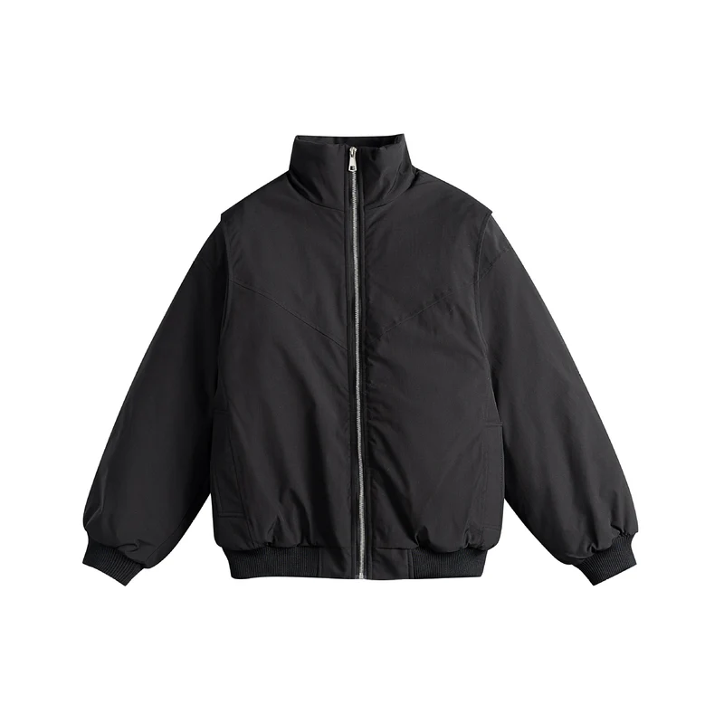 Damen Gefütterte Boxy‑Bomberjacke mit hohem Stehkragen und diagonal gesteppter Optik Nord Taschen
