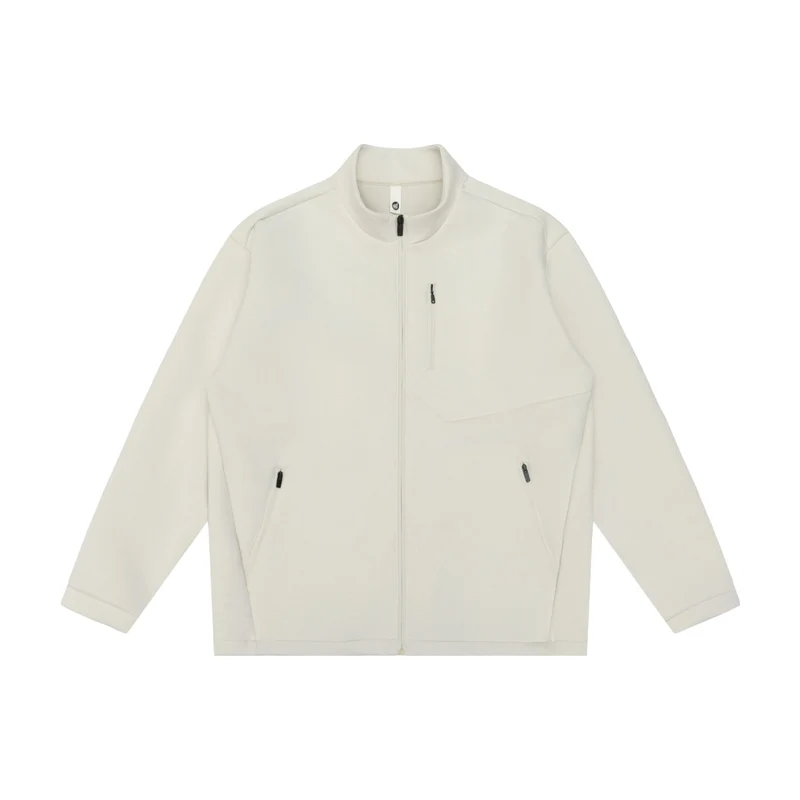 Unisex Minimalistische Kurzjacke mit Stehkragen und funktionalen Reißverschlusstaschen Nord Taschen