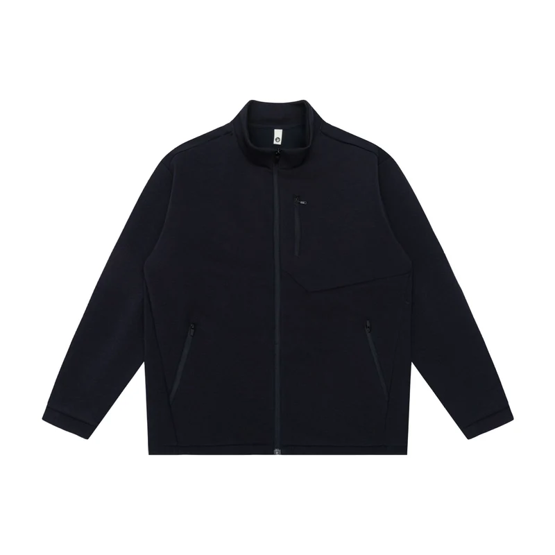 Unisex Minimalistische Kurzjacke mit Stehkragen und funktionalen Reißverschlusstaschen Nord Taschen