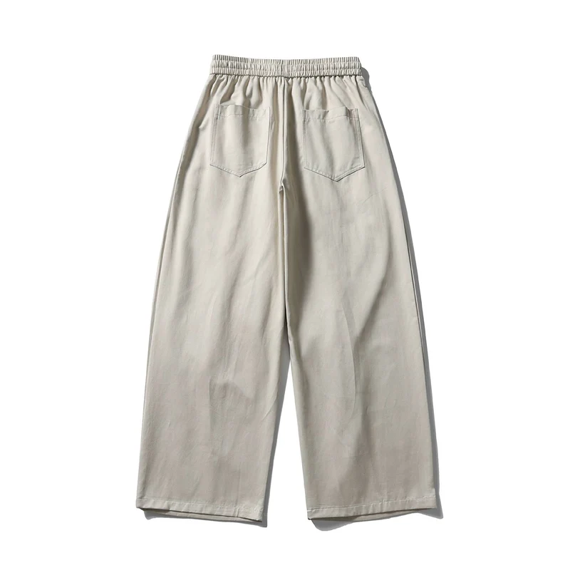 Damen Weite Culotte-Hose mit hohem elastischem Bund und Kordelzug Nord Taschen