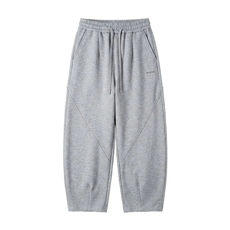 Herren Locker geschnittene Jogginghose mit Tunnelzug, Zierrnähten und Eingrifftaschen Nord Taschen