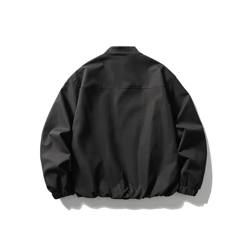 Herren Leichte Utility-Bomberjacke mit Stehkragen Nord Taschen