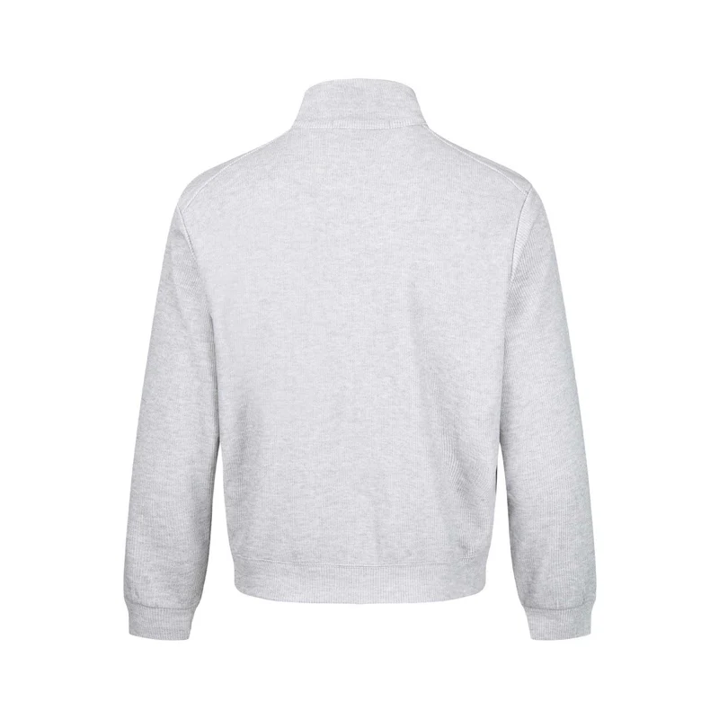 Herren Leichte Sweatjacke aus Baumwoll‑Mix mit Stehkragen, durchgehendem Reißverschluss und Eingrifftaschen Nord Taschen