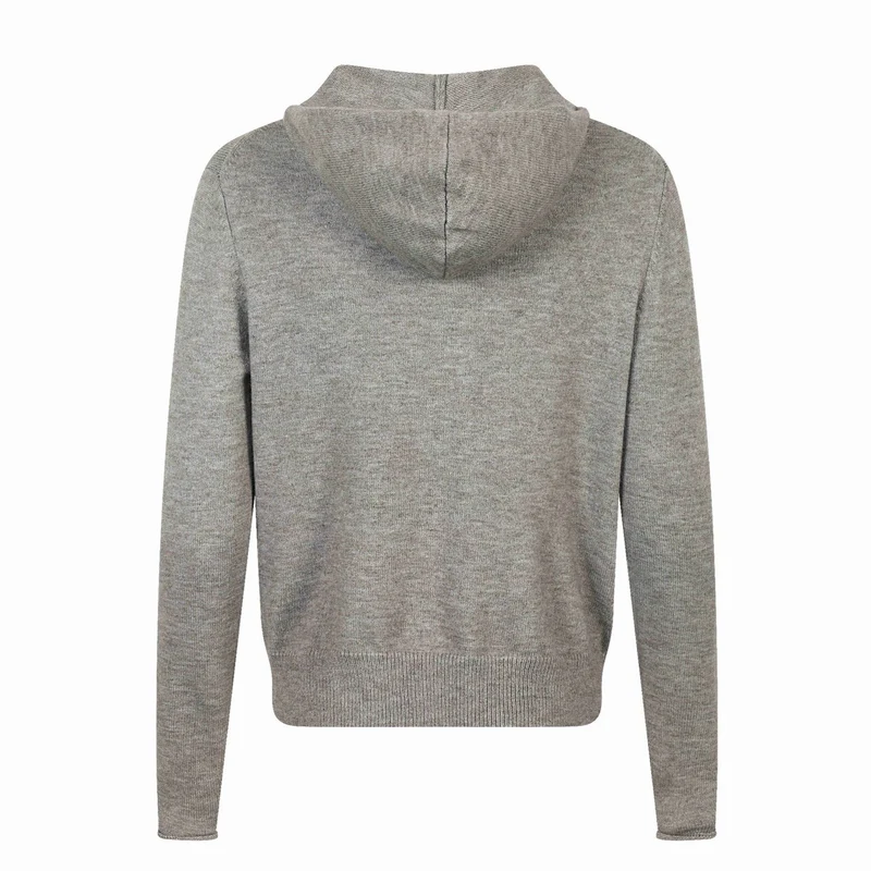 Damen Feinstrick-Cardigan mit Stehkragen, Sternstickerei und durchgehender Knopfleiste Nord Taschen
