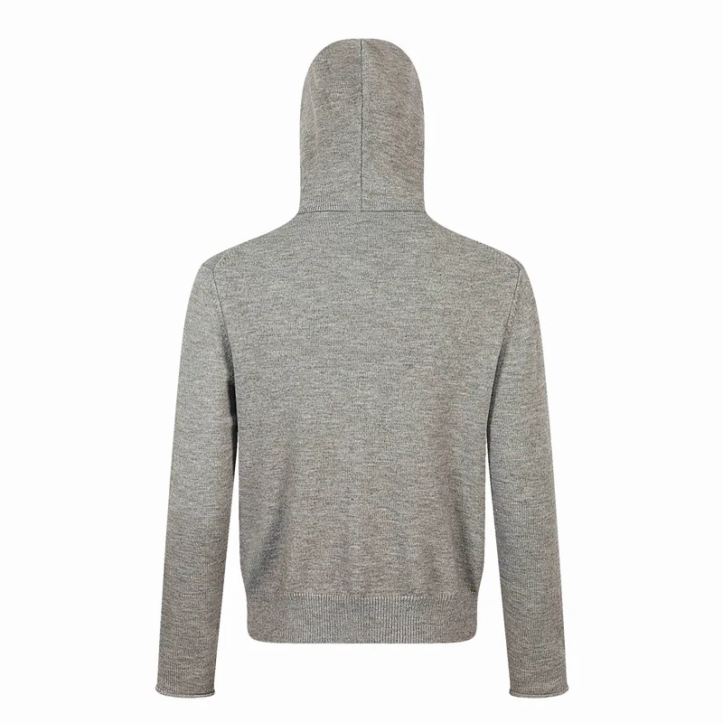 Damen Feinstrick-Cardigan mit Stehkragen, Sternstickerei und durchgehender Knopfleiste Nord Taschen
