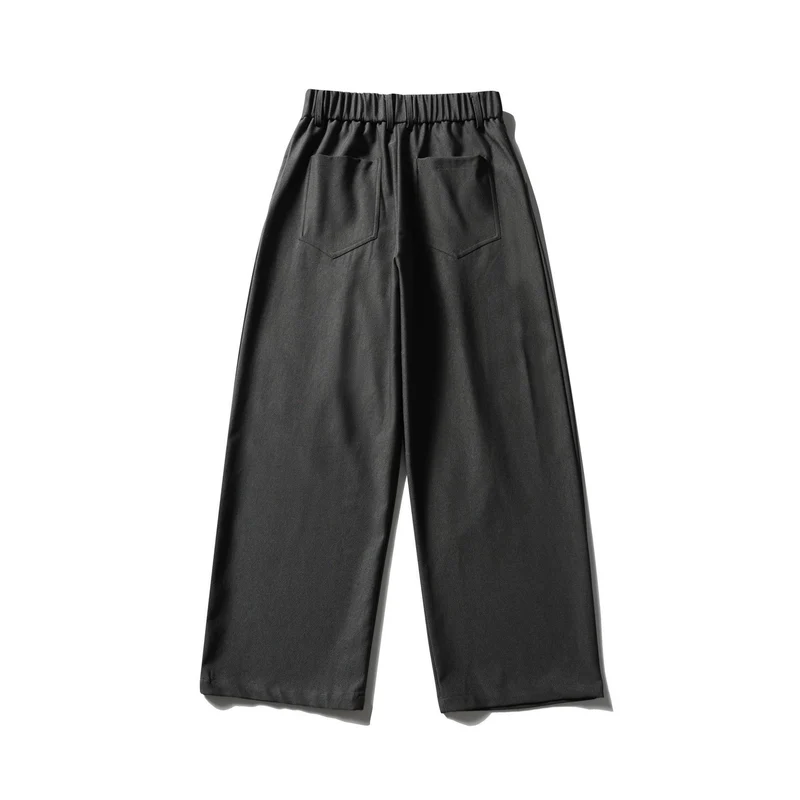 Damen Elegante Hochtaillierte Palazzo-Culotte mit teil‑elastischem Bund und Geschnittenen Bundfalten Nord Taschen