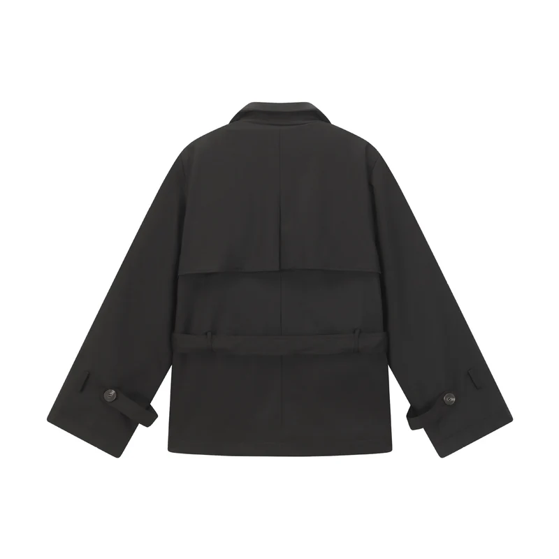 Damen Doppelreihiger Trenchcoat Nord Taschen