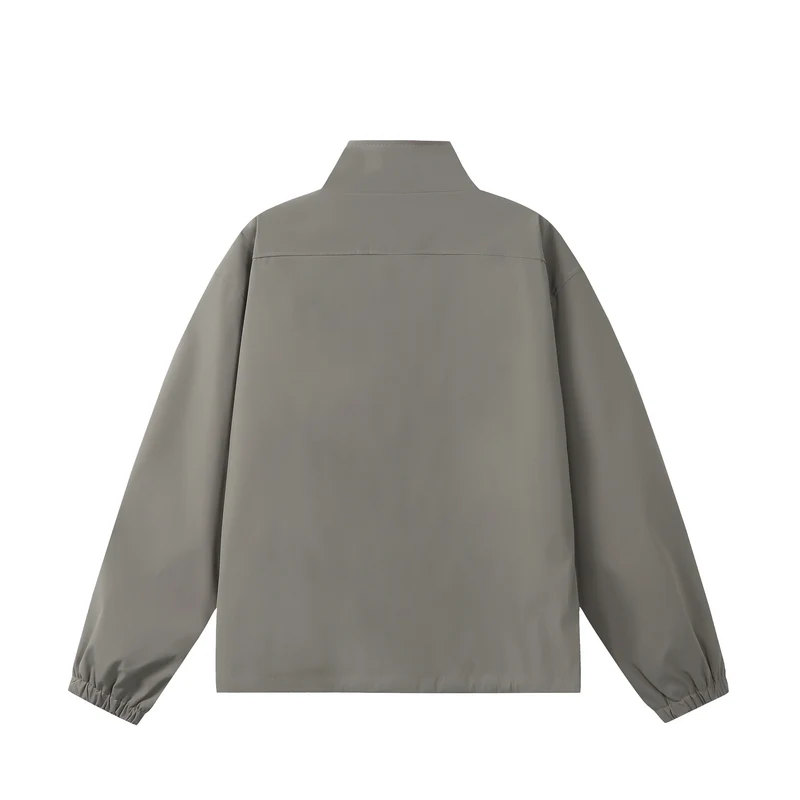 Unisex Leichte, Packbare Funktionsjacke im Oversize-Boxy-Schnitt mit Stehkragen Nord Taschen