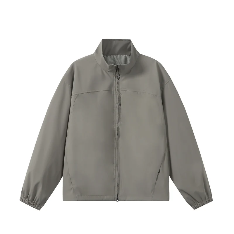 Unisex Leichte, Packbare Funktionsjacke im Oversize-Boxy-Schnitt mit Stehkragen Nord Taschen