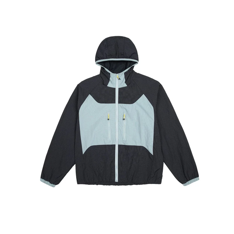 Unisex Leichte Kapuzen-Windjacke mit Ripstop‑Material, Colourblock‑Einsätzen und Fronttaschen Nord Taschen