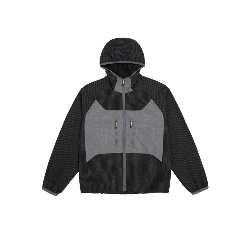 Unisex Leichte Kapuzen-Windjacke mit Ripstop‑Material, Colourblock‑Einsätzen und Fronttaschen Nord Taschen