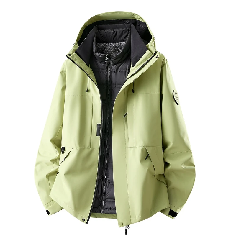 Damen Multifunktionale Outdoorjacke mit herausnehmbarer Stepp-Innenjacke Nord Taschen