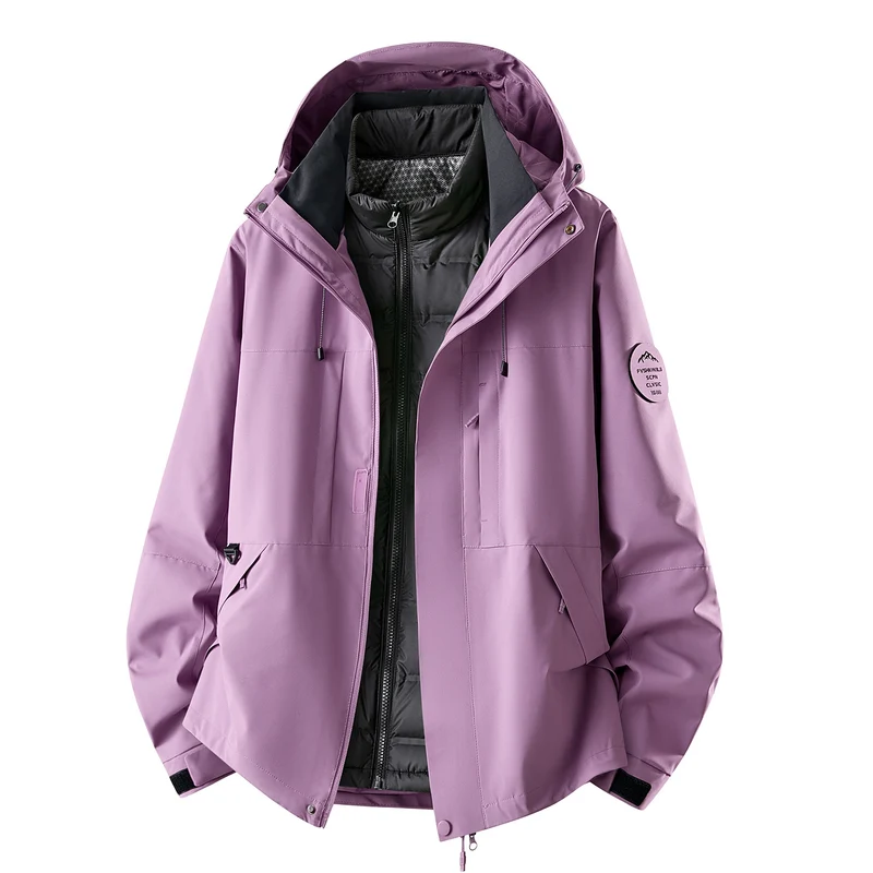 Damen Multifunktionale Outdoorjacke mit herausnehmbarer Stepp-Innenjacke Nord Taschen