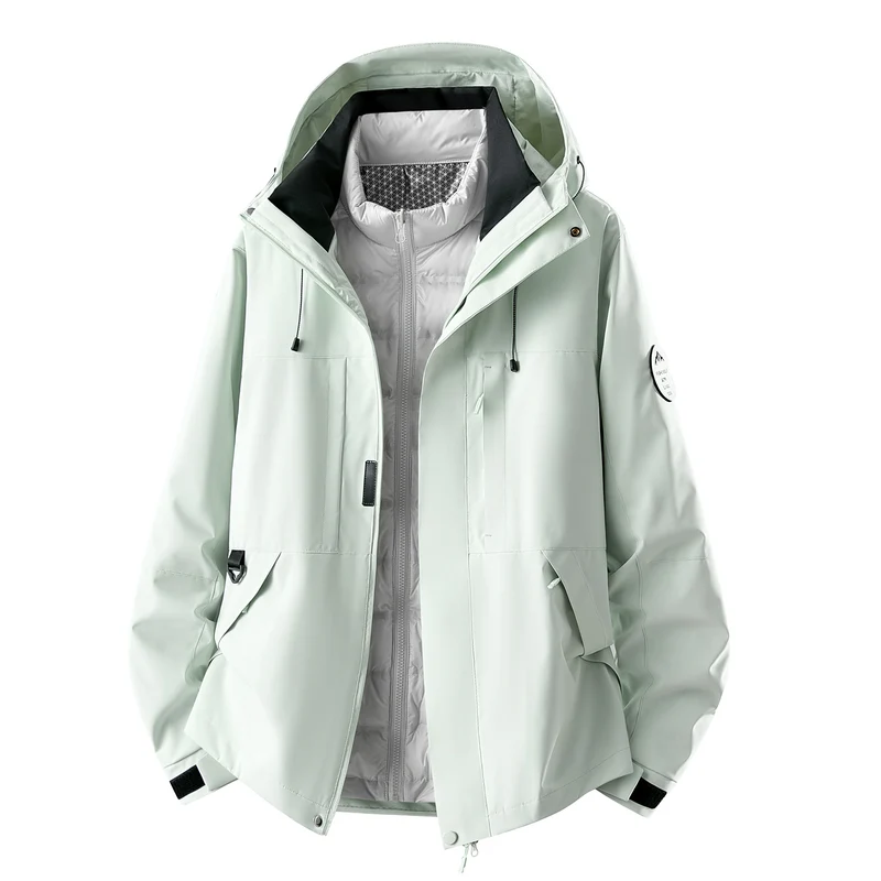 Damen Multifunktionale Outdoorjacke mit herausnehmbarer Stepp-Innenjacke Nord Taschen