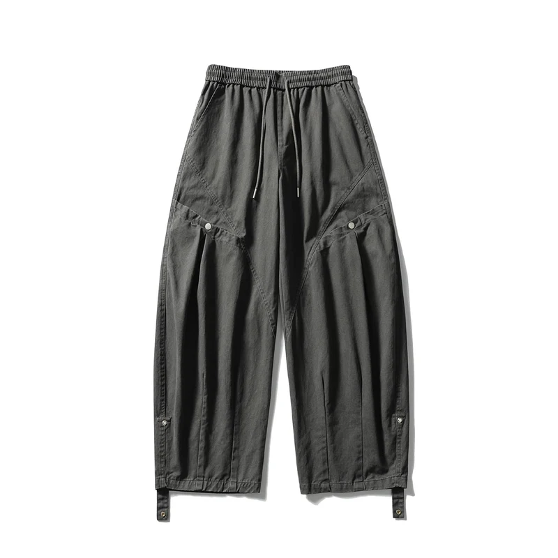 Damen Weite Cargo‑Hose mit elastischem Tunnelzugbund, aufgesetzten Pattentaschen und verstellbaren Beinriemen Nord Taschen