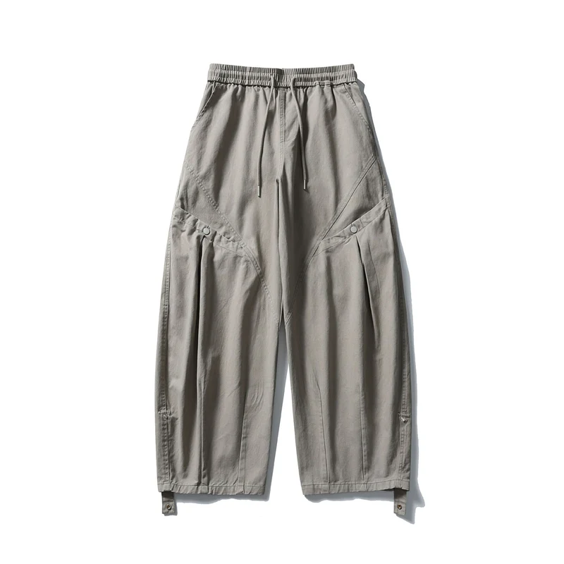 Damen Weite Cargo‑Hose mit elastischem Tunnelzugbund, aufgesetzten Pattentaschen und verstellbaren Beinriemen Nord Taschen