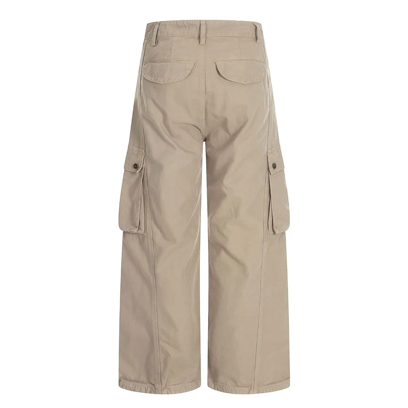 Damen Weite Cargo-Culotte-Shorts mit aufgesetzten Pattentaschen Nord Taschen