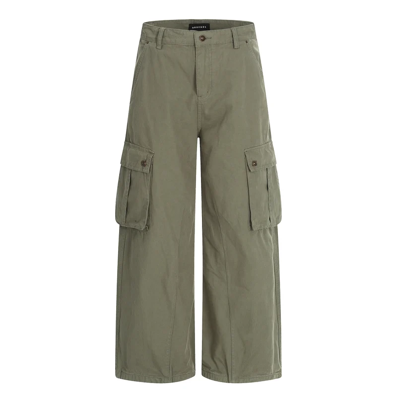 Damen Weite Cargo-Culotte-Shorts mit aufgesetzten Pattentaschen Nord Taschen