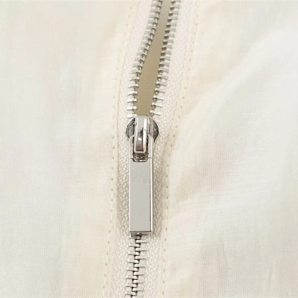 Damen transparente Oversize-Bomberjacke aus leichter Satin‑Organza mit Ballonärmeln Nord Taschen