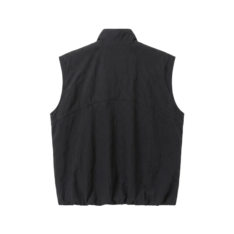 Herren Utility‑Weste mit hohem Stehkragen, Druckknopfblende und großen Pattentaschen Nord Taschen