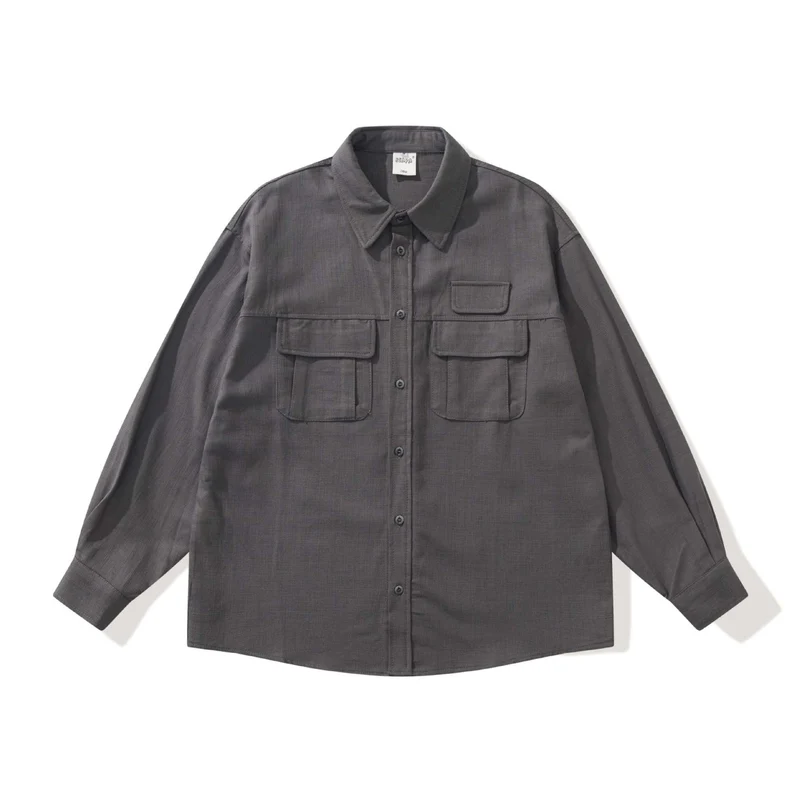 Herren Utility-Overshirt mit großen Pattentaschen und Boxy-Schnitt Nord Taschen