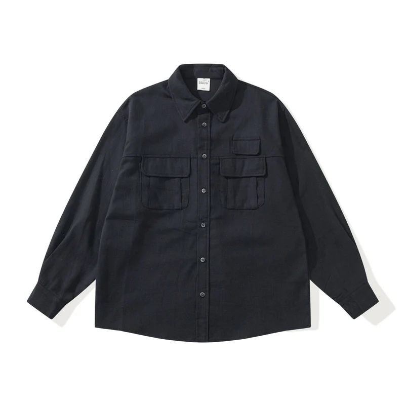 Herren Utility-Overshirt mit großen Pattentaschen und Boxy-Schnitt Nord Taschen