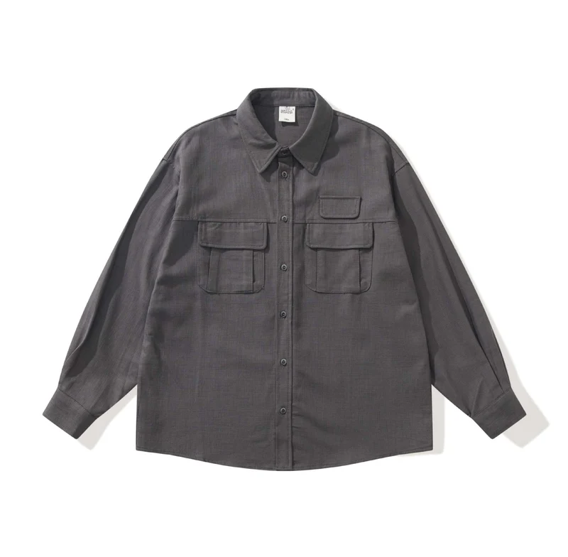 Herren Utility-Overshirt mit großen Pattentaschen und Boxy-Schnitt Nord Taschen