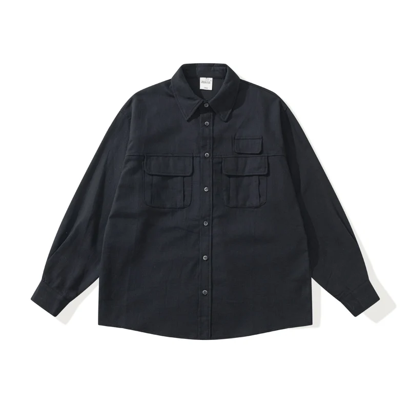 Herren Utility-Overshirt mit großen Pattentaschen und Boxy-Schnitt Nord Taschen